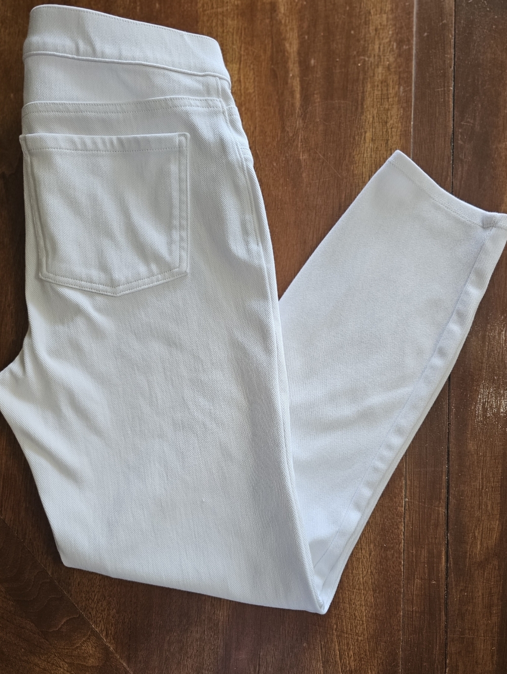 SPANX White Pull-On Slim Pants